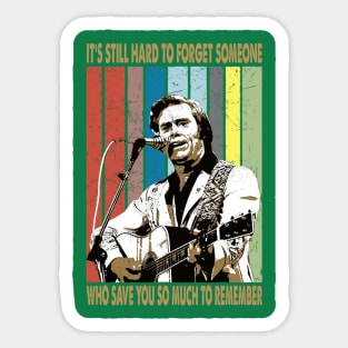 Graphi Country Musician Legends Never Die Sticker